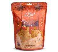 Milaf Segai Dates Quality Fresh Dates Dual Texture Soft & Chewy Dates High in Fibre & Antioxidants Dates Rich in Essential Nutrients Sweet & Ideal for Snacking & Gifting 500g Pouch (500g, Segai)