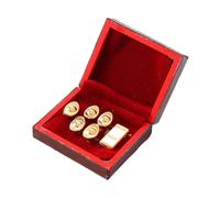Milageto 1/12 or 1/6 Miniature Jewelry Box Creative Dollhouse Makeup Box Mini Organizer Model for Miniature Landscape Gift Life Scene, style C