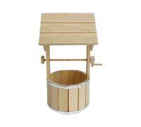 Milageto 1:12 Scale Dollhouse Water Well Pretend Play Toy DIY Hobby Crafts Birthday Gifts Dollhouse Decoration Miniature Wishing Well