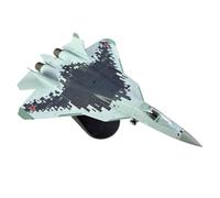Milageto 1/-57 Fighter Model with Stand 1/100 Display Jet Jet Model with Stand Base for Collectors, Aviation Fans, Office Decor, Bookshelf, 1/100 SU57 Digital Camouflage Standard