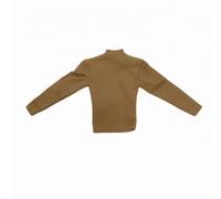 Milageto 1/6 Scale Long Sleeve Shirt to Wear Miniature Pullover Top Soft Cloth Action Figure Pullover , Dark Yellow