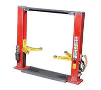 Milageto 1:64 Car Gantry Lift Scene Display Adjustable Height Angle Prop Miniature Model Car Toy for Hobby Enthusiasts Birthday Gift, Red