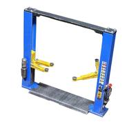 Milageto 1:64 Car Gantry Lift Scene Display Adjustable Height Angle Prop Miniature Model Car Toy for Hobby Enthusiasts Birthday Gift, Blue