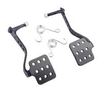 Milageto 1 Pair Go Kart Pedals Go Kart Brake Throttle Pedals Components Professional Replaces for 212cc 196cc 6.5HP for Road, No Throttle Cable