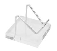 Milageto 1 Piece Acrylic Display Stand for Fossils, Rocks, Geode, Agate, Crystals,