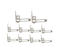 Milageto 10 Pieces Double Return Replacement Rustproof Steel Wire Diameter: 1.2mm for Iron Daily Hair Styling, 26mm