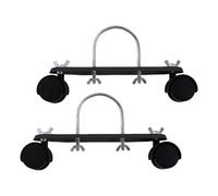 Milageto 2 Pieces Electric Heating Oil Heater Support Holder with Wheels 360 Degree Swivel Easy to Move Sturdy Replacement Accessories