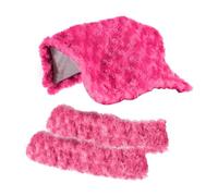 Milageto 2 Pieces Ice Skate Covers Skating Covers Accessories Versatile Hockey Guards Skate Protector for Practice Sport, L, Pink