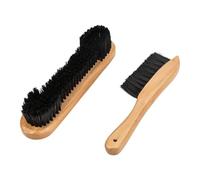 Milageto 2 Pieces Pool Table Brush Set Billiard Snooker Accessories Soft Bristles Professional Rail Brush Cleaner for Game Room
