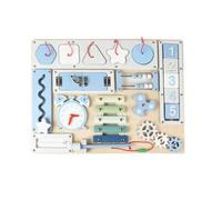 Milageto 2 Pieces Portable Developmental Busy, Blue | Early Learning Activities, Educational, for Travel