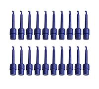 Milageto 20Pcs Fishing Lure Display Clip Sturdy Bait Bracket Holder Equipment Lure Storage Alloy Portable for Collection Drying Fly Fishing Hooks