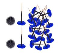 Milageto 24Pcs Repair Tire Mushroom Plug Kit Puncture Repair Plug Replacement Tire es Kit for Automobile Car Vehicles, 4.5mmx4.1cm