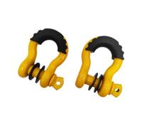 Milageto 2Pcs D Shackles with 3/4" Screw Pin Premium Easy to Use Tow Shackles Towing Winch Hooks for Truck Off Roads Trailer, Style M