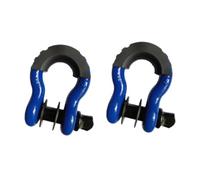 Milageto 2Pcs D Shackles with 3/4" Screw Pin Premium Easy to Use Tow Shackles Towing Winch Hooks for Truck Off Roads Trailer, Style H
