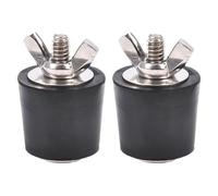 Milageto 2Pcs Pool Skimmer Plug Pool Winterizing Plug Universal Stopper Freeze Protection for Kitchen Sink Temporarily Block Outlet, 25mm