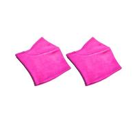 Milageto 2Pcs Stripper Pole Dance Shoe Protectors Grip Sleeves Suede Professional Soft Stylish Clothing Accessories Protection Covers, Rose Red M