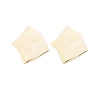 Milageto 2Pcs Stripper Pole Dance Shoe Protectors Grip Sleeves Suede Professional Soft Stylish Clothing Accessories Protection Covers, Apricot XXL