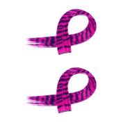 Milageto 2x Colored Hair Extensions Hair Accessories Clip in Colorful for Girls Highlights Streak Hairpiece for Cosplay New Year Gift, purple