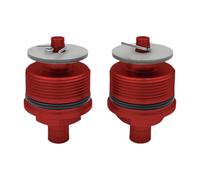 Milageto 2x Front Shock Absorber Screws Replace Parts Metal High Performance Motorcycle Cover Cap for 250 CBR250 MC22 Accessories, Red