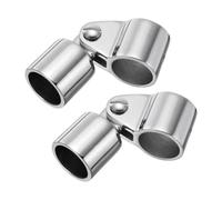 Milageto 2x Jaw Slide and Eye End Stainless Steel Heavy Duty Lightweight Attachments Marine Boat Hardware Bimini Top Hardware Kit, 22mm