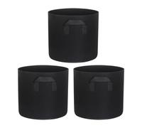 Milageto 3x Plant Grow Bags Plant Pots Reusable Growing Planter Garden Planting Bags for Balconies Tomato Vegetables Onion Potatoes, 15 Gallon 45cmx35cm