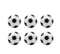 Milageto 6x Mini Foosball Table Balls Foosball Official Accessories Tabletop Game Gift Table Soccer Balls for Game Room Backyard Fans, 28mm