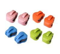 Milageto 8x Fishing Rod Holder Straps Fishing Pole Tie Clips Sturdy Construction Portable Multifunctional for Outdoor Indoor Carrying