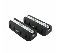 Milageto Air Conditioner Pad Rubber Mounting Shock Absorber Block Anti Vibration Noise Reduction Outdoor Condenser Support With Built Spirit Levels And Sliding, 450b-130-60