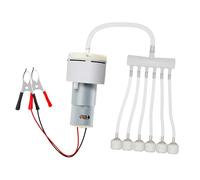 Milageto Aquarium Electric Air Pump DC 12V with Accessories Multifunction Energy Saving Tool Sturdy Powerful Fish Tank Aerator Silent, style 5