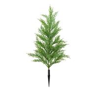 Milageto Artificial and Cypress Tree Outdoor Christmas Decoration with Ground Realistic Cypress Plant for Front Porch Gift