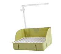 Milageto Automatic Bird Bath Tub, Circulating Water Indoor Parrot Bathtub Pet Bird Bathtub for Cockatiel Ferret Goldfinch Medium Birds, Green