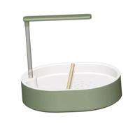 Milageto Automatic Bird Bathtub Parrot Shower Indoor Compact African Grey Medium Birds Lovebird Portable with Parrot Perch Bath Tub, Style A