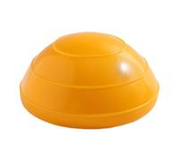 Milageto Balance Pod Training Dot Exercise Fitness Half Dome Ball Stepping Pad for Core Body Balancing Muscle Stability Training, Yellow