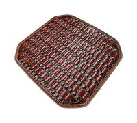 Milageto Bamboo Car Seat Cushion Ventilated Seat Pad Car Interior Accessories Summer Cooling for Truck Office Chair Auto, Coffee