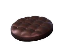 Milageto Barstool Seat Stool Chair Accessory Heavy Duty Round Bar Stool Seat Top Replacement for Home Kitchen Hair Salon, Brown
