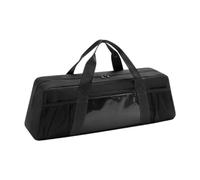 Milageto BBQ Tool Storage Bag Large Capacity Gift for Men Multi Pockets Grilling Tools Storage Carry Bag for Hiking Cooking Camping
