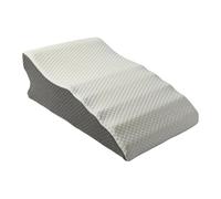 Milageto Bed Wedge Pillow Support Removable Fashion Versatile Leg Pillow Incline Cushion for Office Watching Movies Reading Home Bed, White