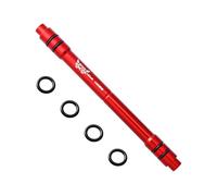 Milageto Bicycle Hub Adapter for Quick Release, Transitioning from 12 mm to 9 mm Thru Axle at 135 mm, Red