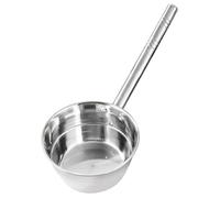 Milageto Big Spoon Kitchen Water Dipper Stainless Steel Sturdy 10inch Soup Ladle Large Lade for Stirring Serving Soups Gardening