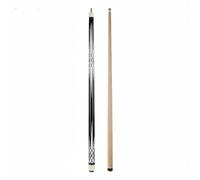 Milageto Billiard Cue Pool Stick Cue Stick Pool Cue Maple Birch Body 12.5mm Leather Tip Two Piece Breakdown Reliable Metal Joint suitable for game nights dorm rooms, White