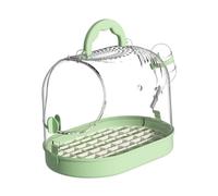 Milageto Bird Cage Bird Carrier Easy Carrying Sturdy Parrot Take Out Cage Multiuse for Parrot Parrots Parakeets Small Birds Canary, Green