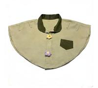 Milageto Bird Protection Cape Parrot Handling Shawl Breathable Cloth Anti Bite Mini Pocket Toy Attachment Loops Suitable for Owners Bird Interaction, Apricot, Without Accessories