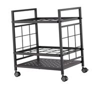 Milageto Blueprint Storage Rack Storage Cart with Wheels Versatile Roll File Holder Blueprint Holder for Wrapping Paper School Indoor
