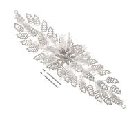 Milageto Bridal Hair Vine with Pins Asymmetrical Bridal Hair Vine Delicate Hairpiece for Brides, Artists, Formal Events