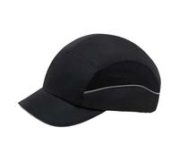 Milageto Bump Cap Baseball Hat Adjustable Practical 5cm Brim Comfortable Headgear Baseball Cap for Machinery Manufacturing Gardening, Black