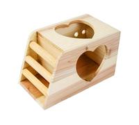 Milageto Bunny Hay Feeder Dispenser Easy to Install Grass Rack Easy Handling Elegant Pet Feeding Station Pet Grass Holder Wooden