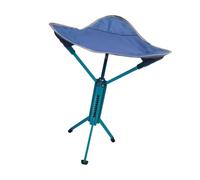 Milageto Camping Stool Slacker Chair Footrest Foot Rest Portable Folding Stool Small Foldable Chair for Outdoor Painting Fishing Beach, Blue