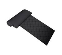 Milageto Car Seat Extenders Cushion Leg Rest Extended Cushion Support Mat Universal Soft Versatile Leg Support Pillow for Bus Home, Black