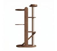 Milageto Cat Climbing Structure Scratching Tree Diagonal Ramp Vertical Panel Compact Sisal Post Suitable for Living Room Small Cat Lovers