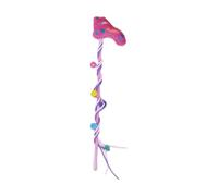 Milageto Cat Teaser Rod for Kittens Cats Playing Chasing Training with Bell Streamers, Pet Supplies, Cat Interactive Toy, Pink